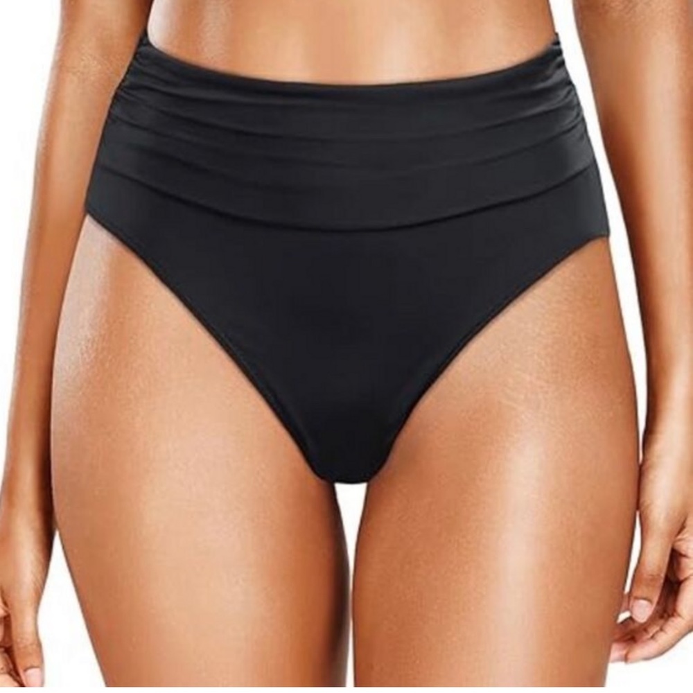Prana Black High-Rise Aurelia Bikini Bottom
